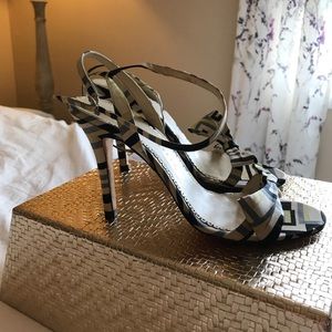 Multi color evening sandals